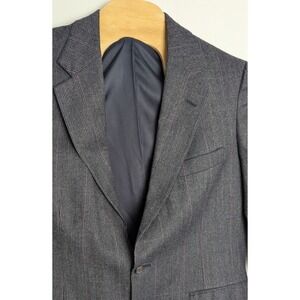VTG University‎ Club Ralph Lauren Men's Wool Blazer Check Tweed Classic Fit USA